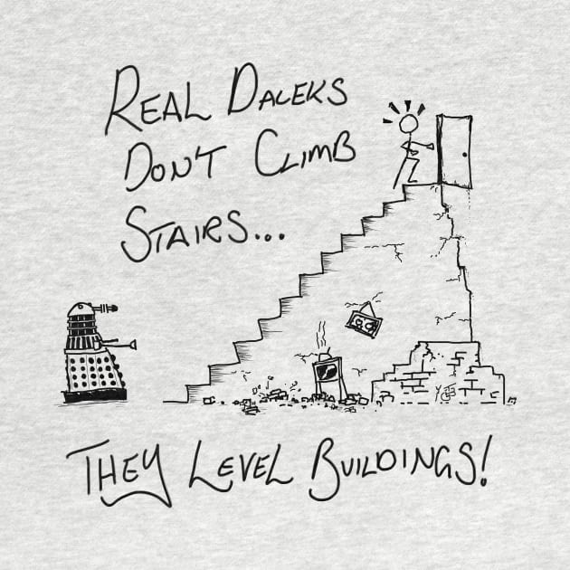 Real Daleks (Black) by Jobby